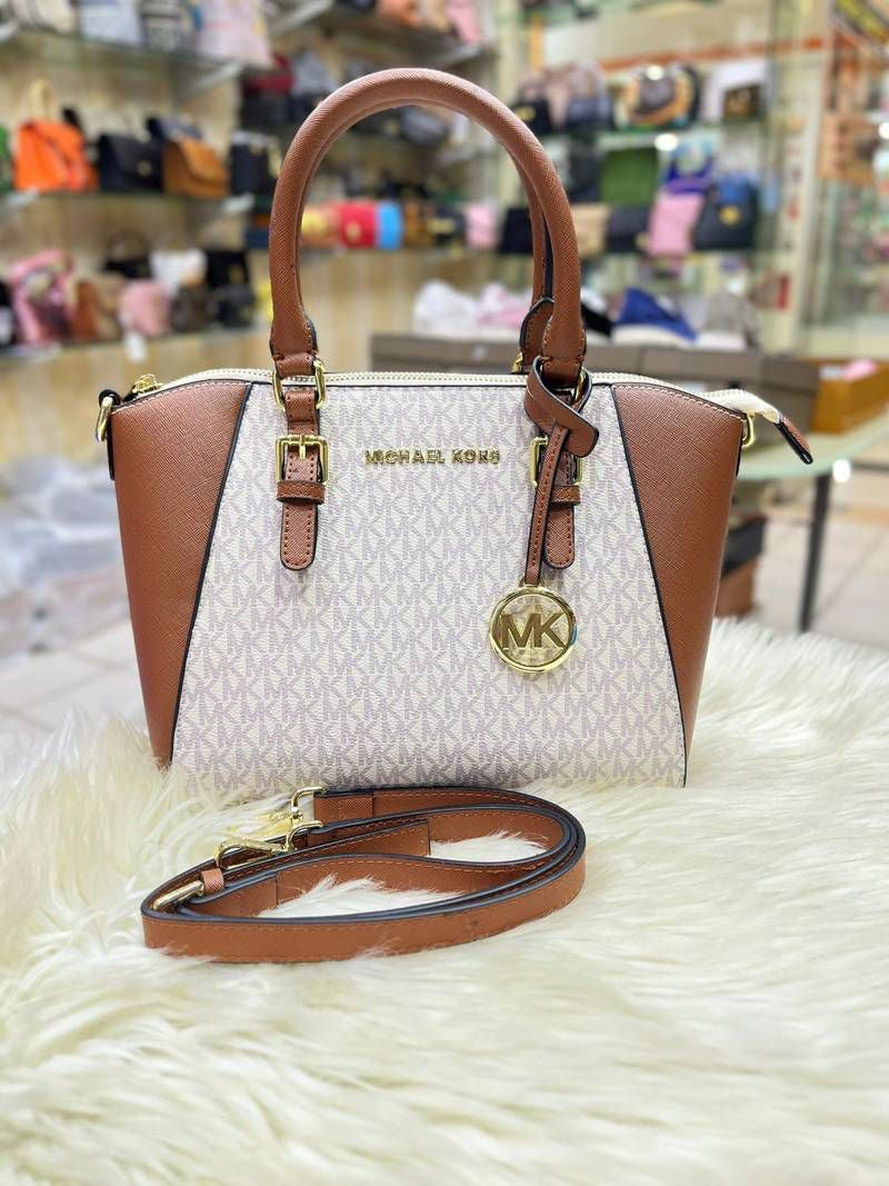 حقيبة يد مايكل كورس MM Top Handle Signature Tote