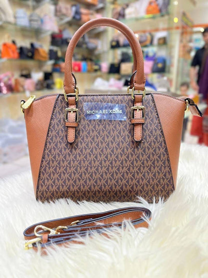 حقيبة يد مايكل كورس MM Top Handle Signature Tote