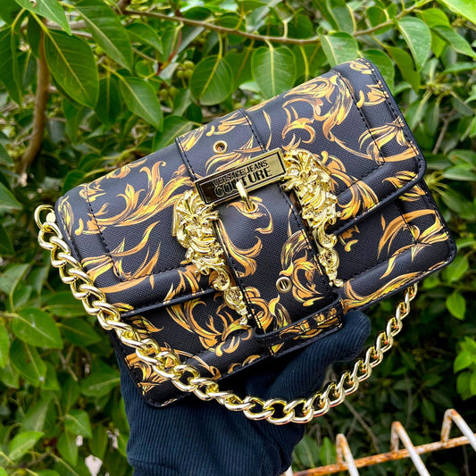 حقيبة يد Versace Logue بحمالة كتف
