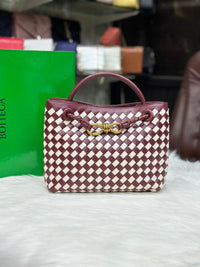 Maroon/white