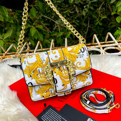 حقيبة يد Versace Logue بحمالة كتف